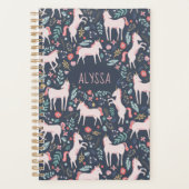 Gepersonaliseerde Unicorn-velden Planner (Voorkant)