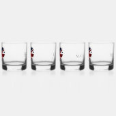 Gepersonaliseerde unie jack bruiloft partij bril whisky glas (Links)