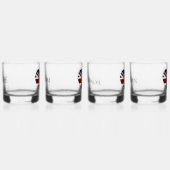 Gepersonaliseerde unie jack bruiloft partij bril whisky glas (Rechts)