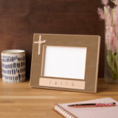 Gepersonaliseerde unieke Christelijke Palm Cross K Gegraveerde Lijstjes (Links)