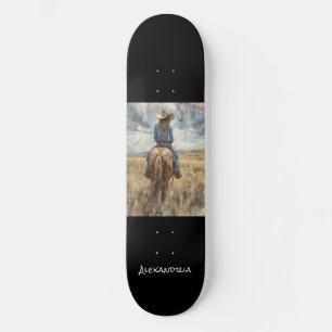 Gepersonaliseerde unieke Paardenliefhebber Design  Persoonlijk Skateboard
