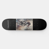 Gepersonaliseerde unieke Paardenliefhebber Design  Persoonlijk Skateboard (Horizontaal)