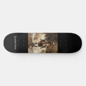 Gepersonaliseerde unieke Paardenliefhebber Design  Persoonlijk Skateboard (Horizontaal)
