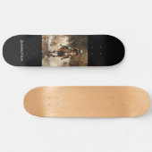 Gepersonaliseerde unieke Paardenliefhebber Design  Persoonlijk Skateboard (Horizontaal)