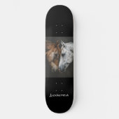 Gepersonaliseerde unieke Paardenliefhebber Design Persoonlijk Skateboard (Voorkant)