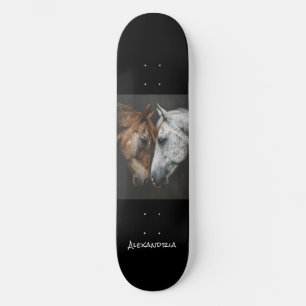 Gepersonaliseerde unieke Paardenliefhebber Design  Persoonlijk Skateboard