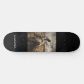 Gepersonaliseerde unieke Paardenliefhebber Design  Persoonlijk Skateboard (Horizontaal)