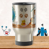 Gepersonaliseerde unieke veterinaire geschenken, M Reisbeker