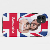 Gepersonaliseerde union jack Case-Mate iPhone case (Achterkant (horizontaal))
