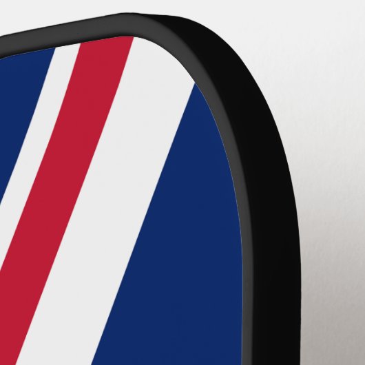 gepersonaliseerde Union Jack Pickleball Paddle (Links Detail)