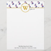 Gepersonaliseerde UNION JACK UK kaart Letterhead Briefhoofd (Voorkant)