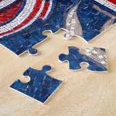 Gepersonaliseerde United Kingdom Flag Designer Legpuzzel (Zijkant)