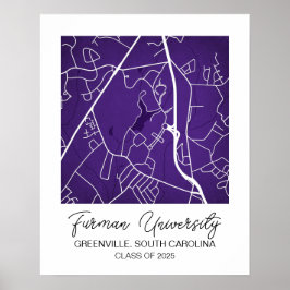 Gepersonaliseerde Universiteitskaart, aangepaste k Poster