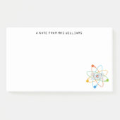 Gepersonaliseerde UP EN ATOM Fun Science Post-it® Notes (Voorkant)