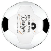 Gepersonaliseerde Upload Je Ontwerp Logo Voetbal (Gedraaid)