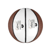 Gepersonaliseerde Upload Uw Ontwerp Logo Basketbal (Verticaal)
