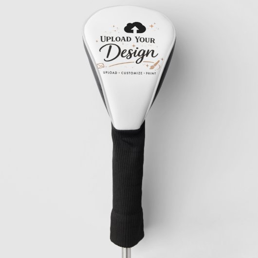 Gepersonaliseerde Upload Uw Ontwerp Logo Golfheadcover (Voorkant)