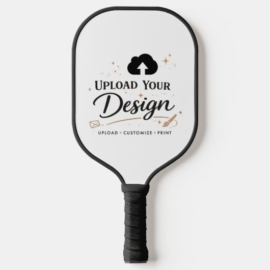 Gepersonaliseerde Upload Uw Ontwerp Logo Pickleball Paddle (Voorkant)