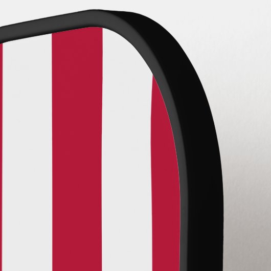 Gepersonaliseerde USA Flag Stars and Stripes Pickleball Paddle (Links Detail)