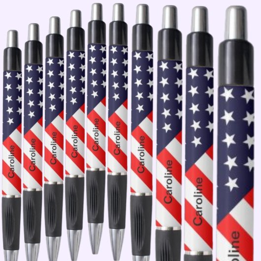 Gepersonaliseerde USA Patriottische Vlag Pen