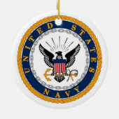 Gepersonaliseerde USS George Washington CVN 73 Keramisch Ornament (Achterkant)
