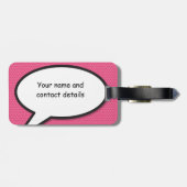 GEPERSONALISEERDE UW BAGAGE IS KLAAR OM OP TE STIJ BAGAGELABEL (Achterkant horizontaal)