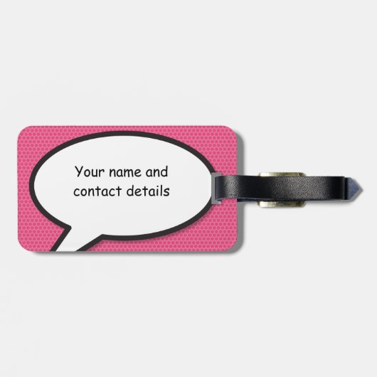 GEPERSONALISEERDE UW BAGAGE IS KLAAR OM OP TE STIJ BAGAGELABEL (Achterkant horizontaal)