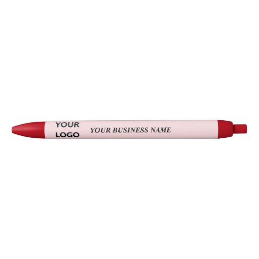 Gepersonaliseerde uw bedrijf Logo Info Business Pe Blauwe Inkt Pen (Voorkant)