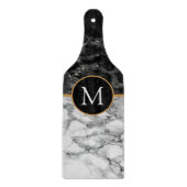 Gepersonaliseerde uw brief marmeren snijplank cade (Voorkant)