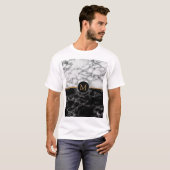 Gepersonaliseerde uw brief of nummer T-shirt cadea (Voorkant volledig)