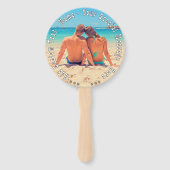 Gepersonaliseerde uw Fan van de Fotohand met Aange Handwaaier (Voorkant)