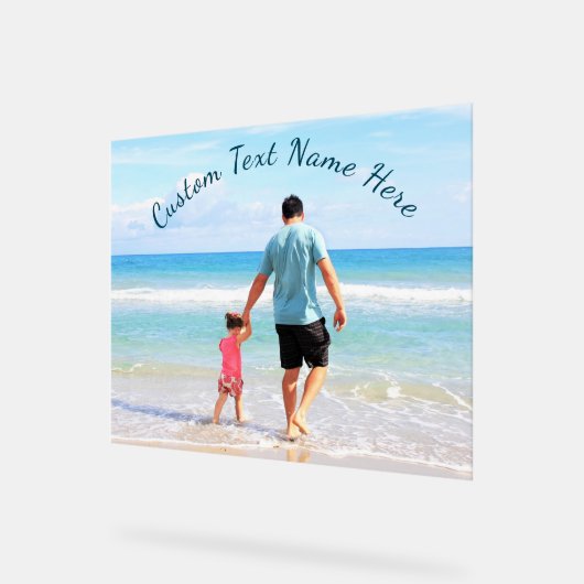 Gepersonaliseerde uw foto Acryl teken aangepaste t Acryl Bord (Hoek)