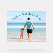 Gepersonaliseerde uw foto Acryl teken aangepaste t Bord (Voorkant)