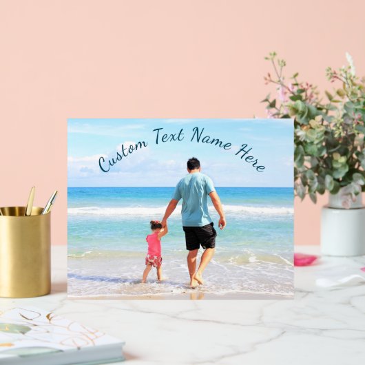 Gepersonaliseerde uw foto Acryl teken aangepaste t Bord (Huwelijk)