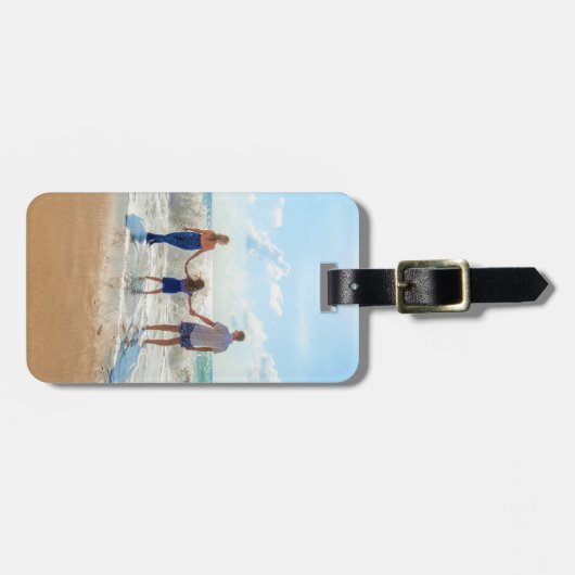 Gepersonaliseerde uw foto Bagagelabel Gift (Voorkant horizontaal)