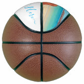 Gepersonaliseerde uw foto basketbal en aangepaste  (Rechts)