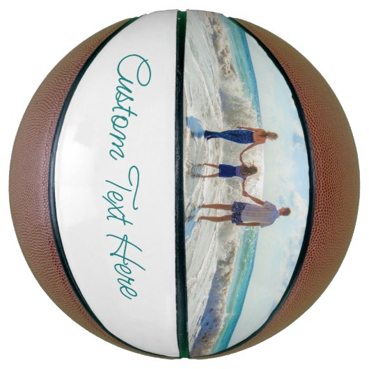 Gepersonaliseerde uw foto basketbal en aangepaste (Verticaal)