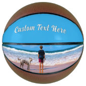 Gepersonaliseerde uw foto basketbal en aangepaste  (Voorkant)