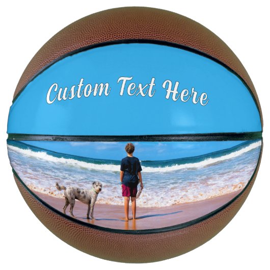 Gepersonaliseerde uw foto basketbal en aangepaste (Voorkant)