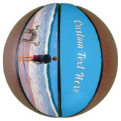 Gepersonaliseerde uw foto basketbal en aangepaste (Verticaal)