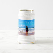 Gepersonaliseerde uw foto Bier Stein en aangepaste Bierpul (Center)