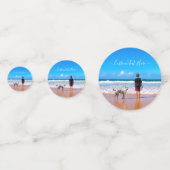 Gepersonaliseerde uw foto Confetti met aangepaste  (Voorkanten)