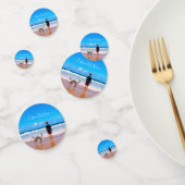Gepersonaliseerde uw foto Confetti met aangepaste  (Groep)