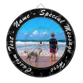 Gepersonaliseerde uw foto Dart Board en aangepaste Dartbord (Voorkant)