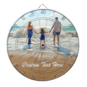 Gepersonaliseerde uw foto Dart Board en aangepaste Dartbord (Voorkant)