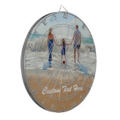 Gepersonaliseerde uw foto Dart Board en aangepaste Dartbord (Voorkant Links)