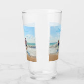 Gepersonaliseerde uw foto en aangepaste tekst glas (Links)