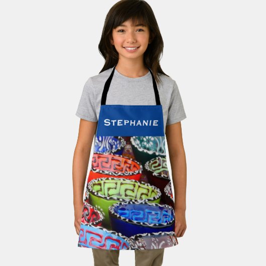 Gepersonaliseerde uw foto en naam schort (Insitu)