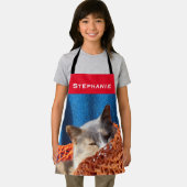 Gepersonaliseerde uw foto en naam schort (Insitu)