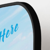 Gepersonaliseerde uw foto en tekst Pickleball Padd Paddle (Links Detail)